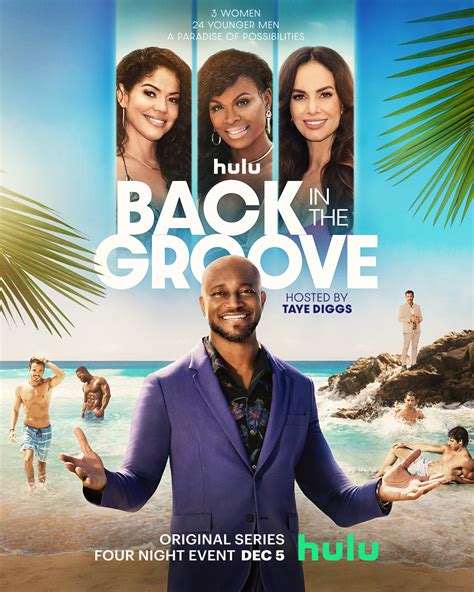 Back in the groove - September 15, 2022 8:05am. Hulu is getting into the love business with a new unscripted show hosted by Taye Diggs. Back in the Groove will follow three women in their 40s, stuck in the grind of ...